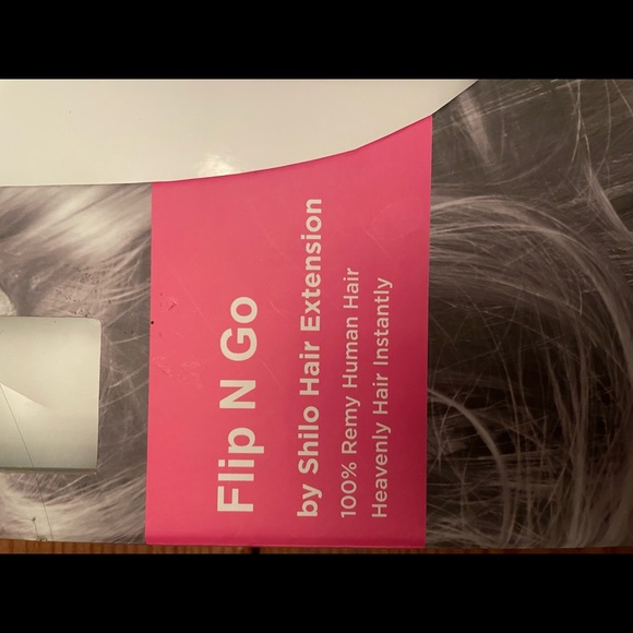 SHE,By Shilo Hair Extension, Flip and Go, Halo hair extension,16-18โ Dark brown - Picture 6 of 13